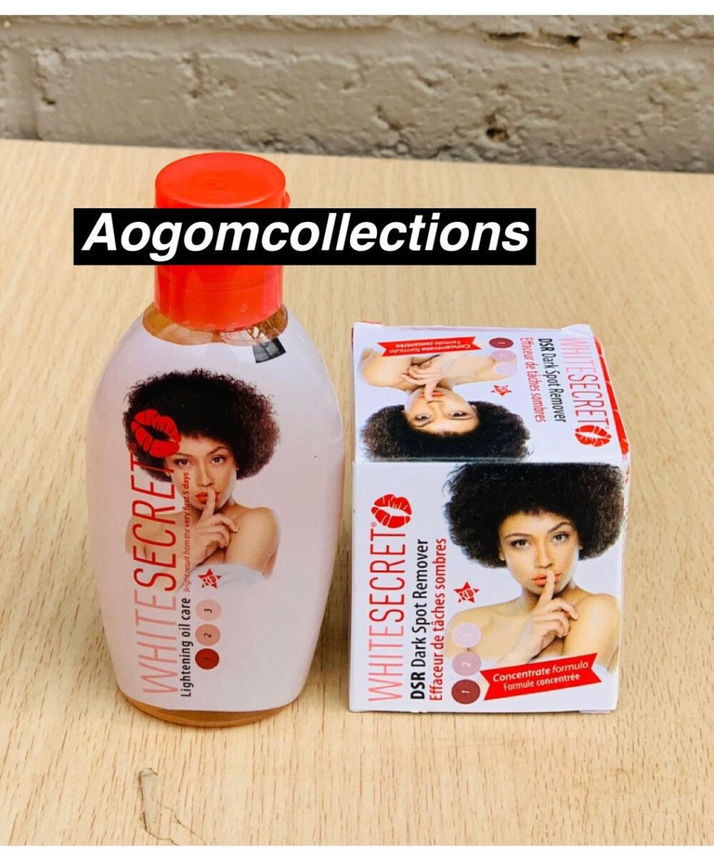 2 PCs White secret face cream dark spot remover extra powerful And Oil