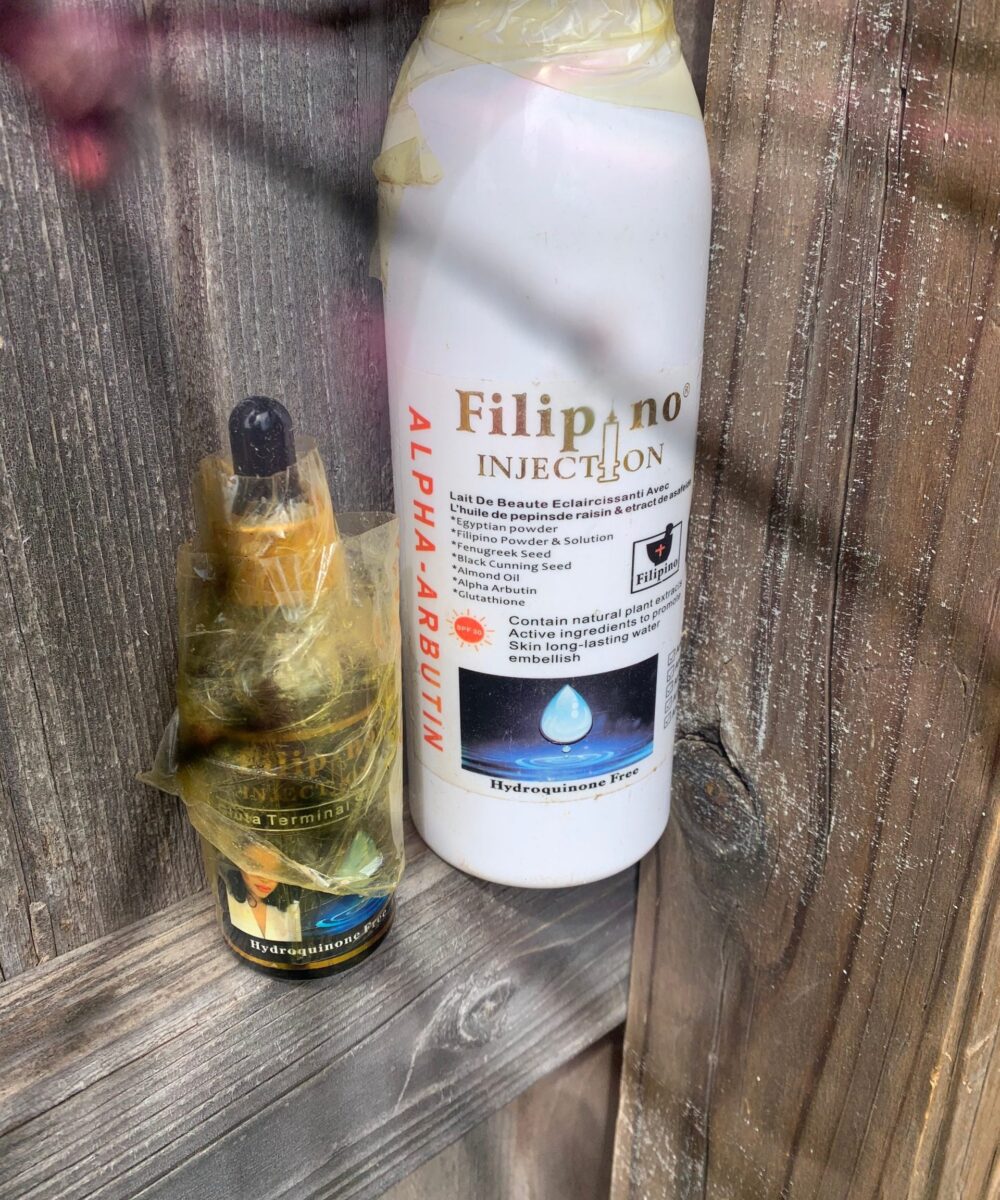 2 pieces Filipino Injection Alpha Arbutin Lotion Contain Natural Plant Extracts with serum