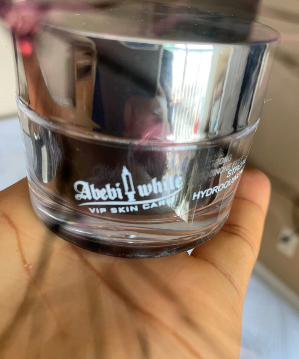 Abebi White Strong end of discussion kojic Quick and bleacher Halfcaste Whitening Face Cream