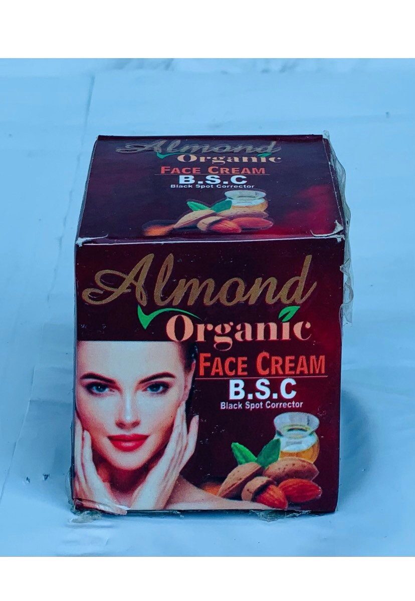Almond organic whitening face cream