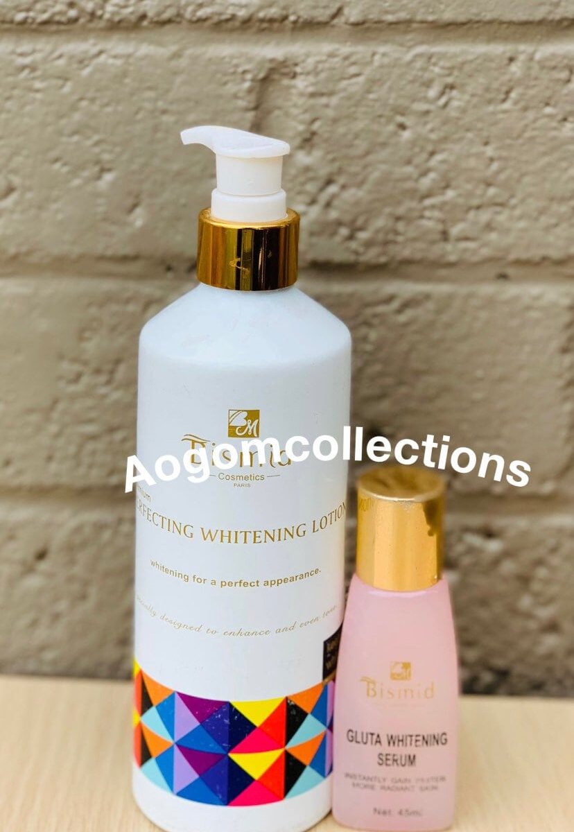 Bismid Perfecting Whitening Lotion with Gluta Whitening Serum 45ml