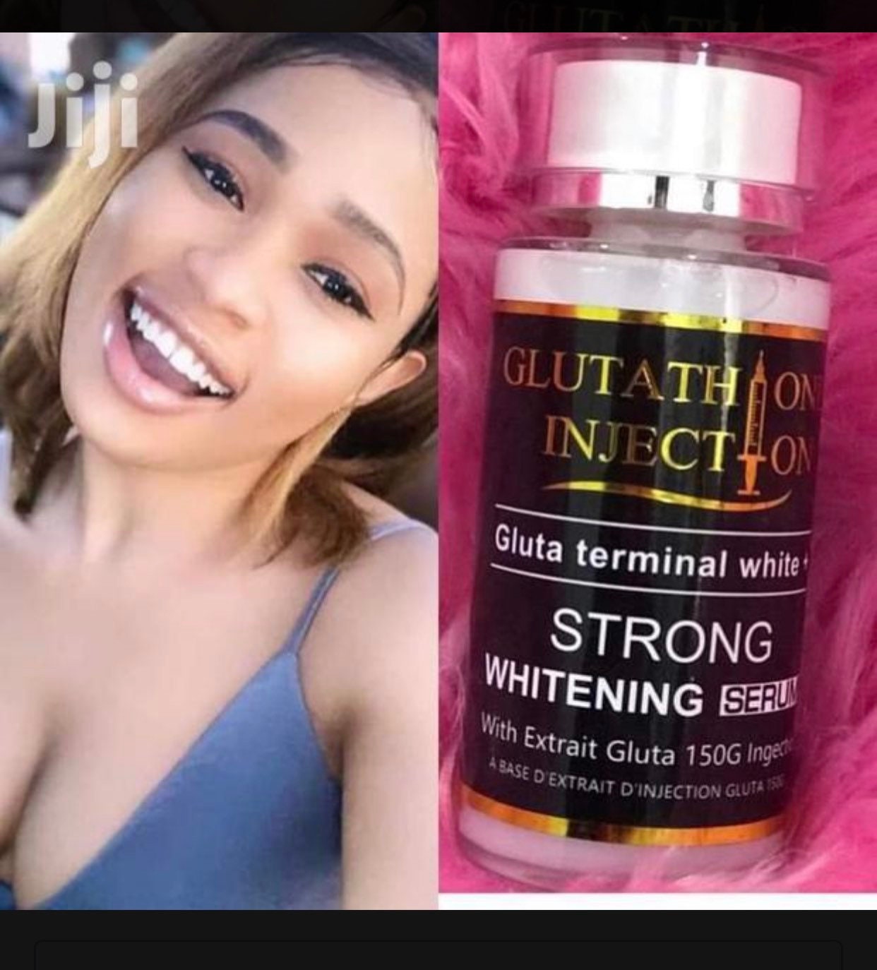 Bleaching Serum for Half Cast Skin Glutathione Injection Terminal Whitening Body.