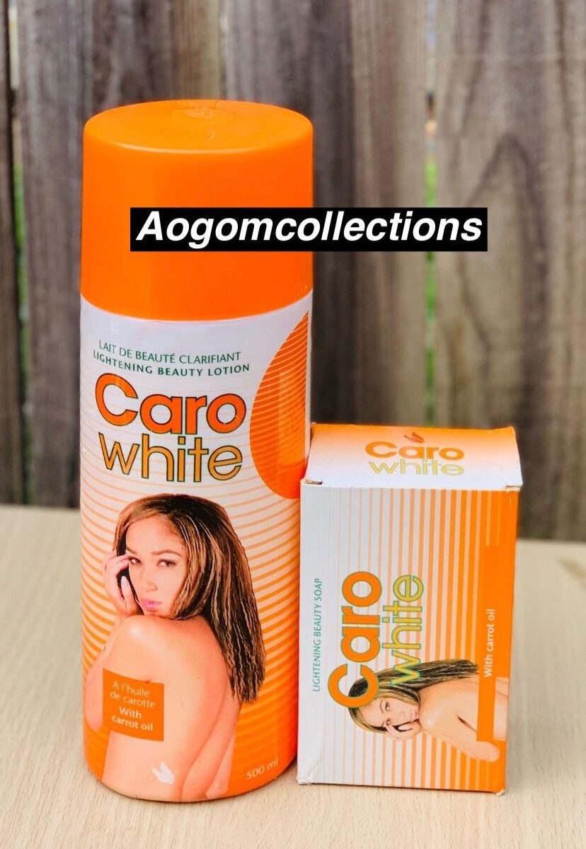 Caro White lighting Set Lotion, oil, and soap