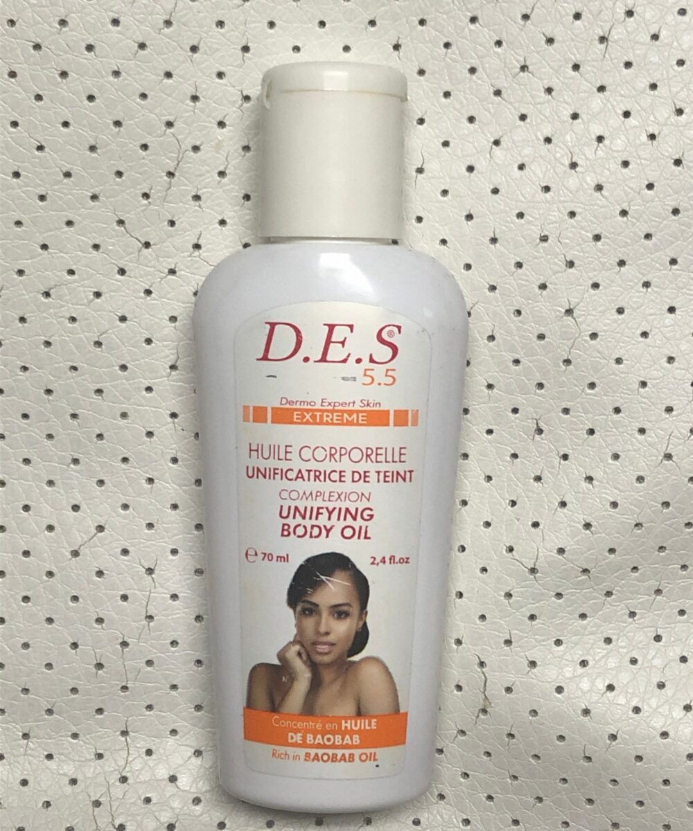 D.E.S 5.5 complexion unifying body oil 70ml
