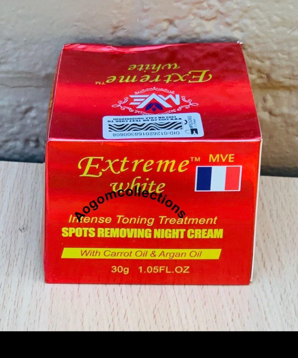 Extreme White Intense Toning Treatment Spots Removing night cream