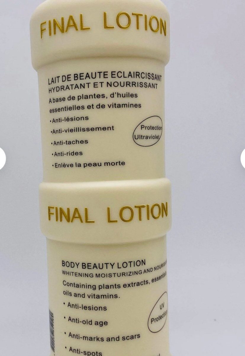Final White Lotion fight against pimples, marks, black spots, scars, wrinkles, black spots give even skin