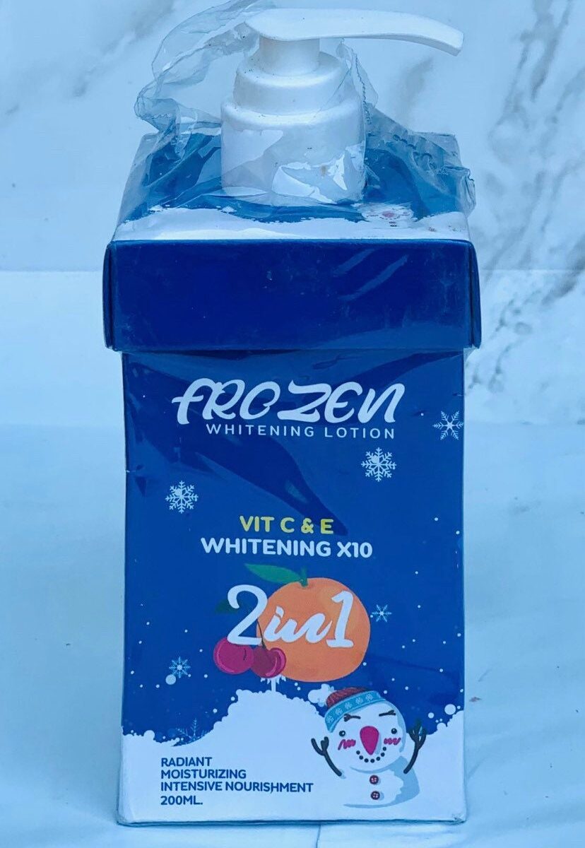 Frozen Whitening Lotion Vit C & E Whitening x10 200ml