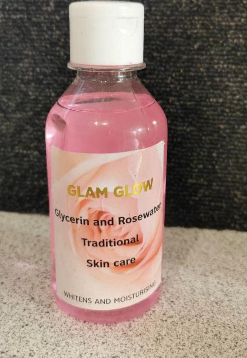 Glam gold Glycerin And Rose Water For Clean & Smooth Face. For whitens ad moisturizing