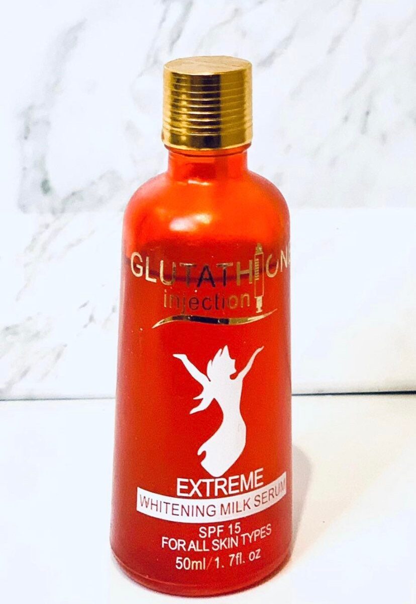 Glutathione injections extreme whitening serum with spf 15
