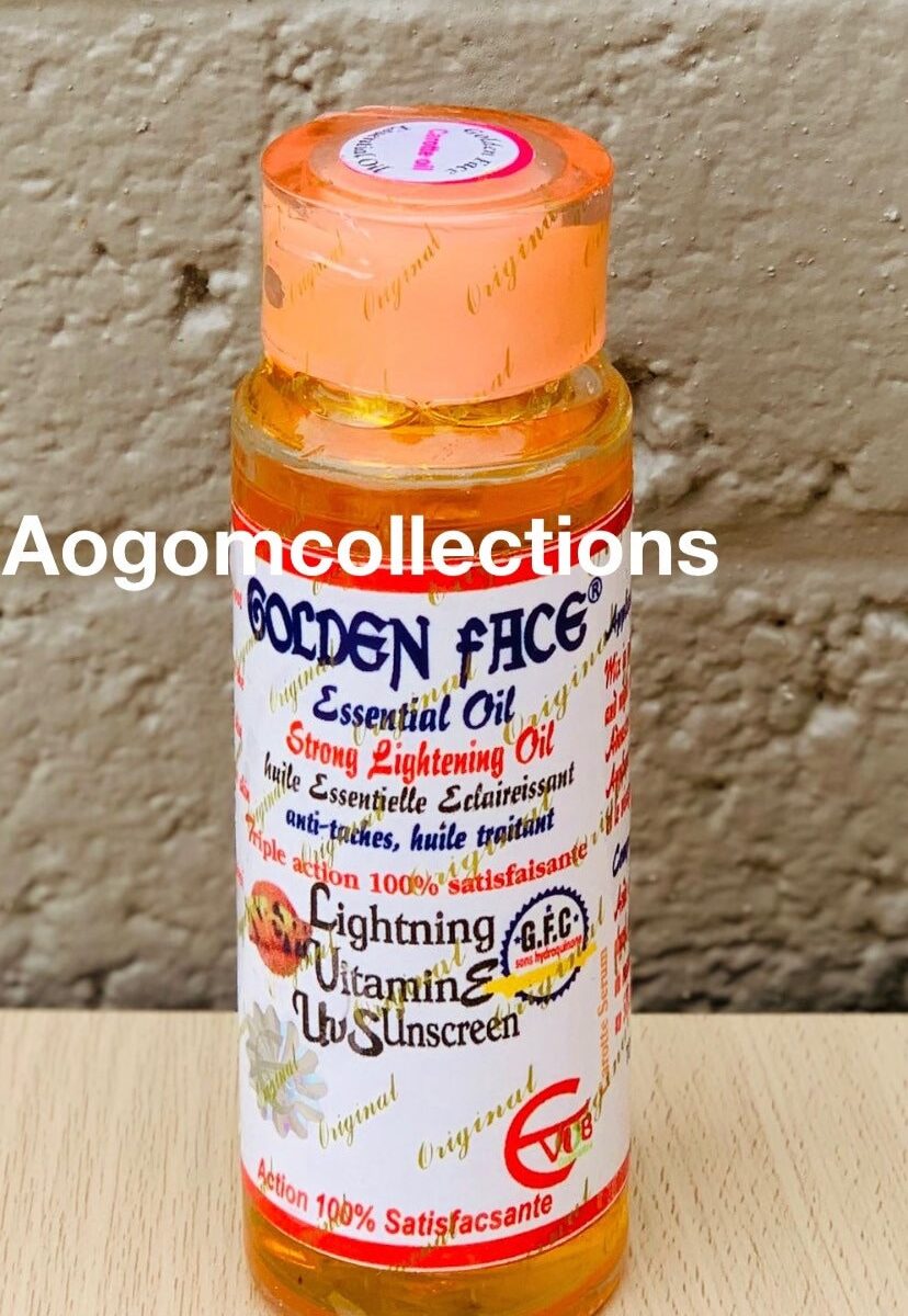 Golden face essential oil super whitening oil