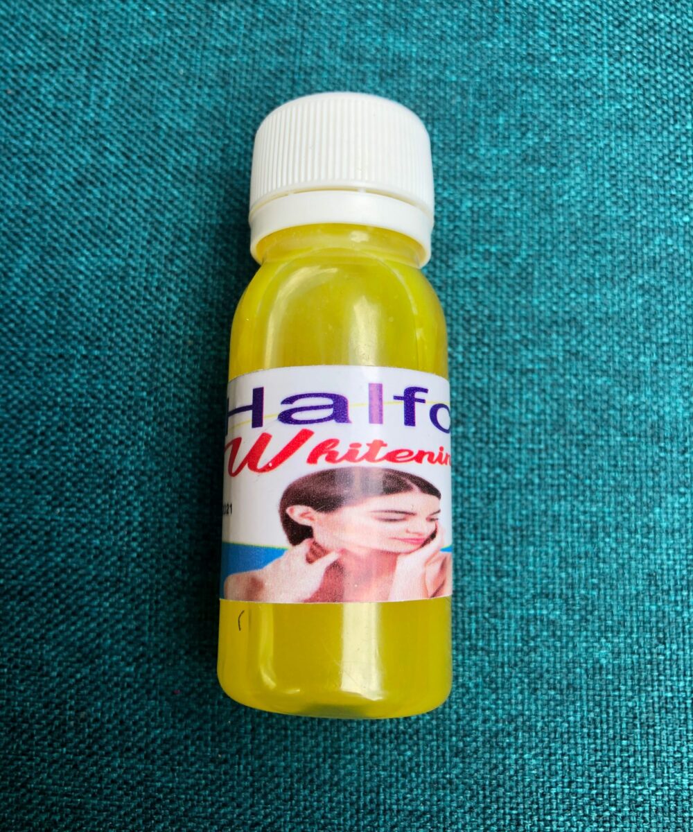 Halfcast whitening oil