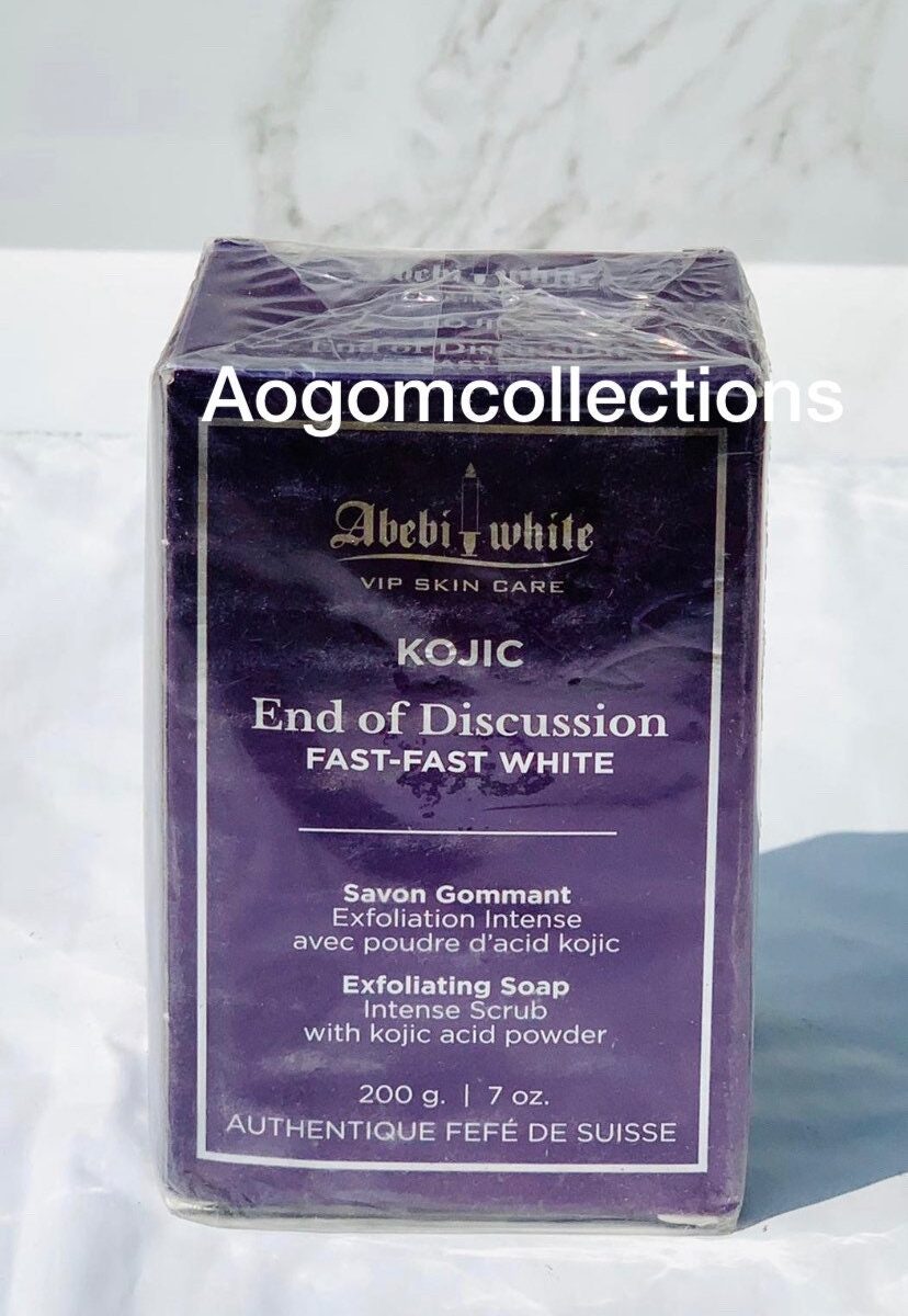 Kojic End of discussion fast-fast white bleaching super action soap