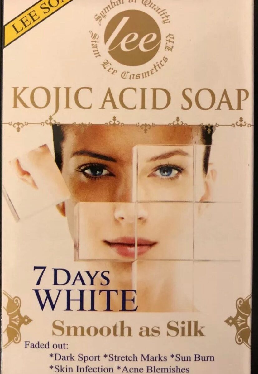 Lee Soap Kojic Acid 7 Days Whitening Smooth As Silk Dark Spot,stretch Marks 160g