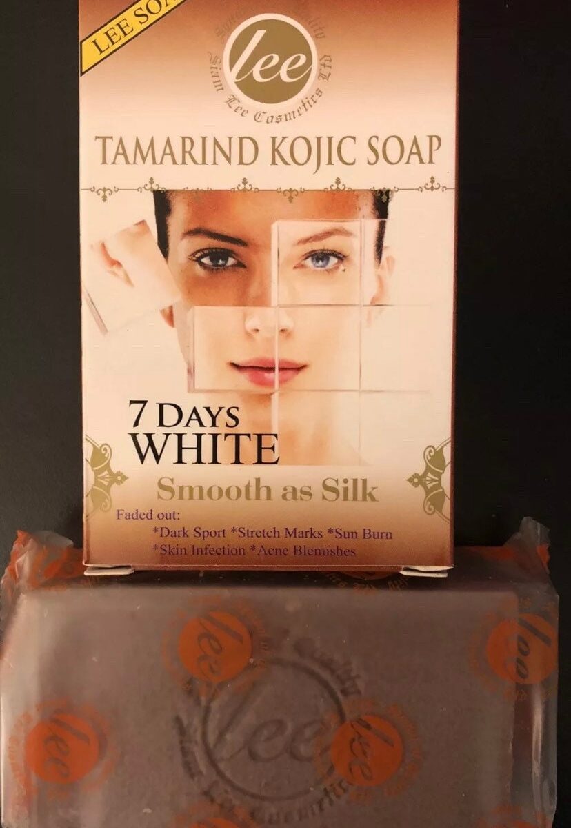 Lee Soap Tamarind Kojic 7 Days White Smooth As Silk Dark Spot,Stretch Marks 160g