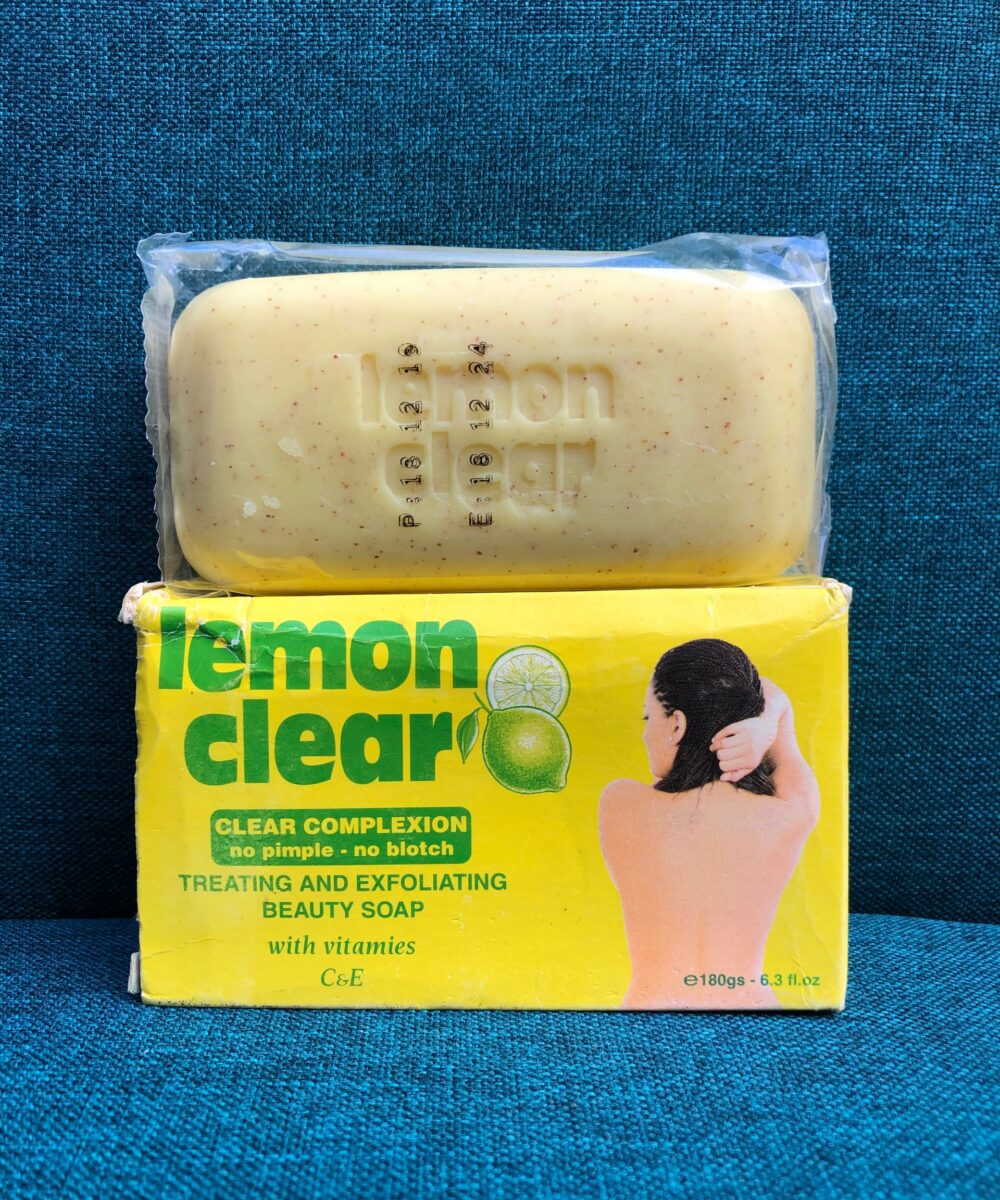 Lemon clear treating and exfoliating beauty soap 180g