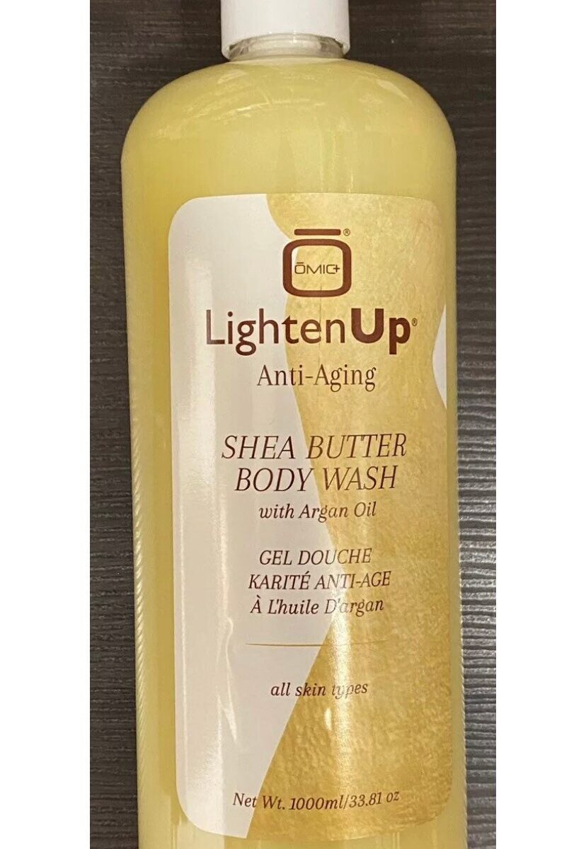 LightenUp Anti-aging Shea Butter Body Wash w/ Argan Oil 1000 ml