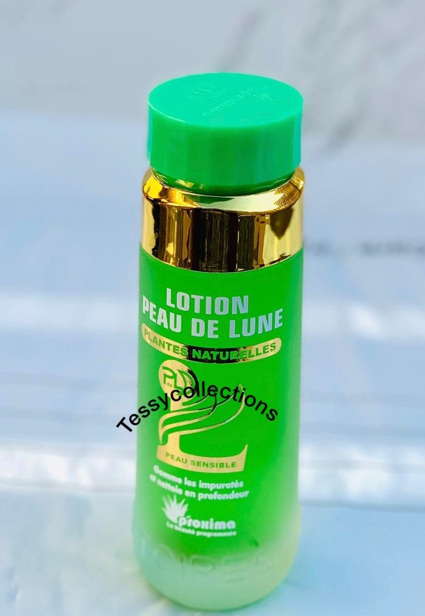 Lotion Peau de Lune Eclaircissante ORIGINAL Skin Lightening Cleanser,100ml (Green color)