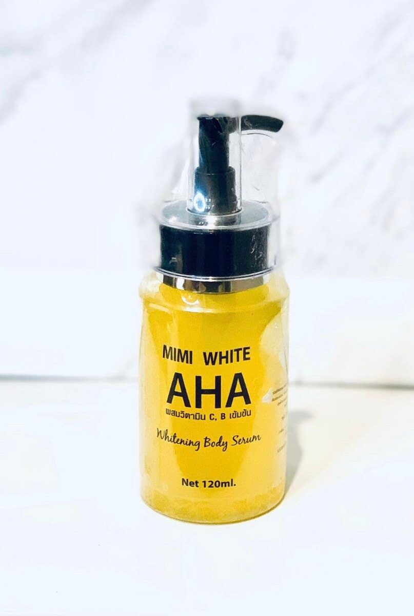 Mimi White Multi Alpha Hydroxy Acid AHA super Whitening Body Serum