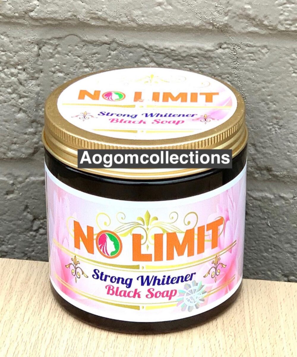 NO LIMIT strong whitening black soap. 100% satisfaction with 7 days results