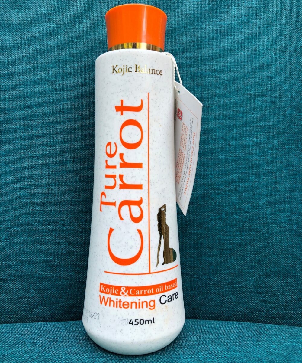 PURE CARROT KOJIC & CARROT OIL BASED WHITENING BODY LOTION