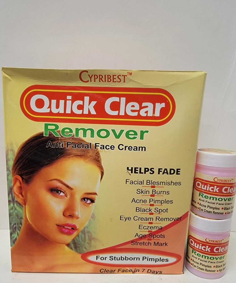 12 Pack Quick Clear Remover Anti Facial Face Cream