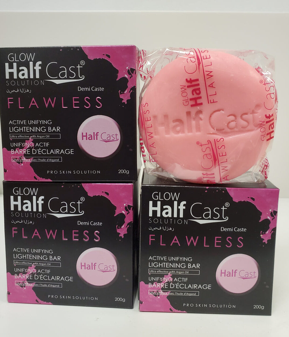GLOW HALF CAST FLAWLESS ACTIVE UNIFYING LIGHTING BAR SOAP