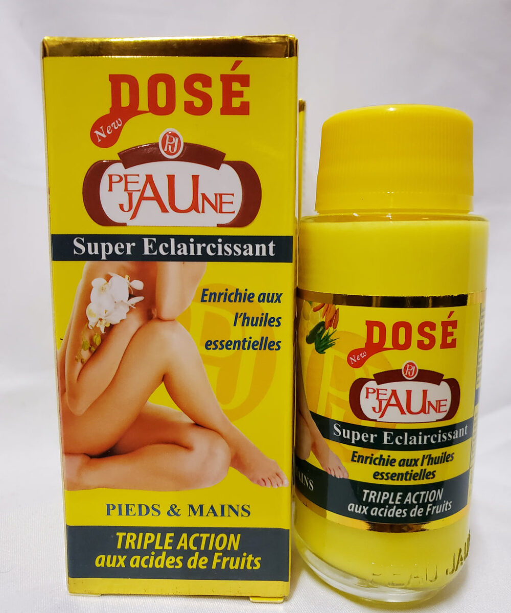 PEAU JAUNE PIEDS & MAINS SUPER ELAIRCISSANT TRIPLE ACTION AUX ACIDES DE FRUITS