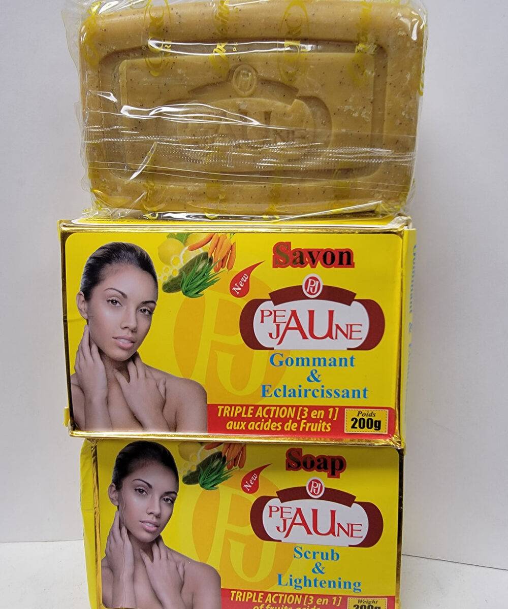 Peau jaune triple action lightening soap