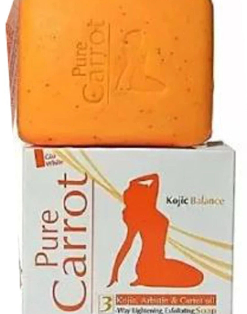 Pure carrot kojic arbutin and carrot oil lightening soap 190g