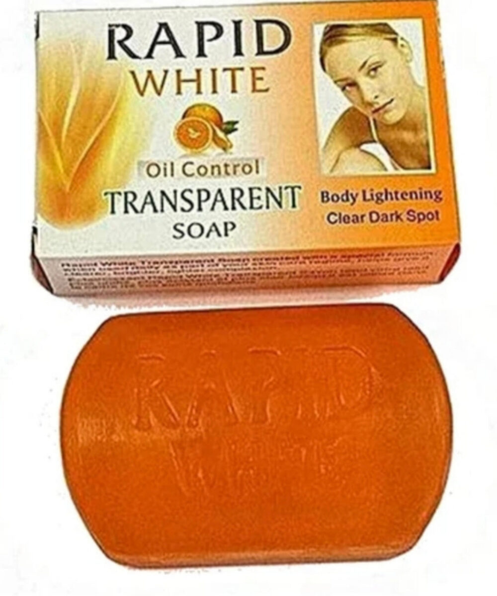 Rapid white oil control transparent soap 80g