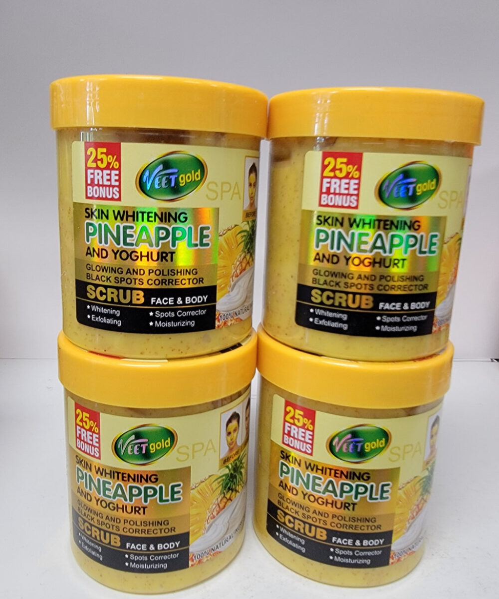 Veetgold Spa Skin Skin Glowing & Polishing Black Sports Corrector Scrub Face and Body