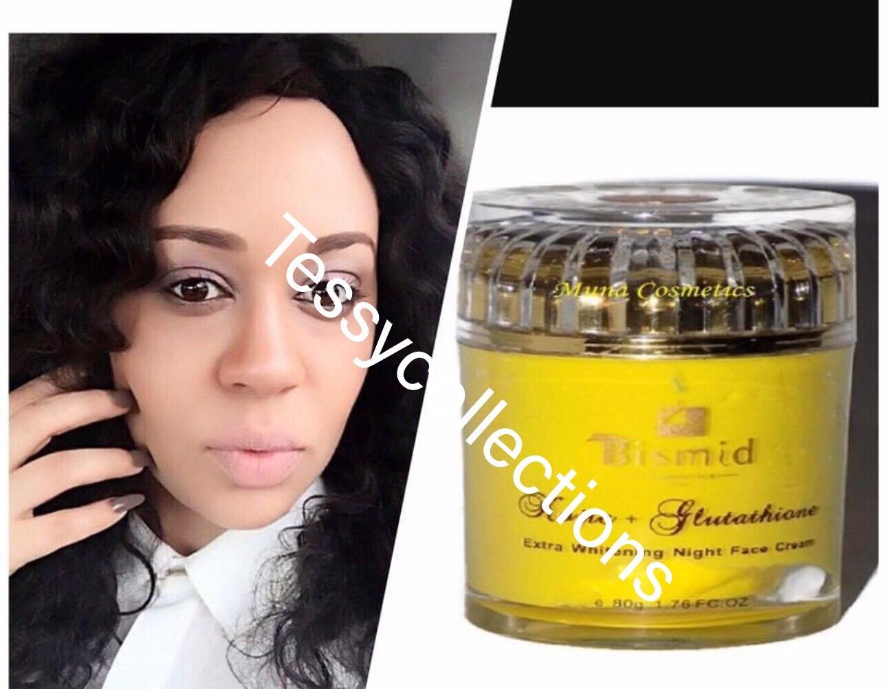 Bismid kojic + glutathione Extra Night face cream 80g