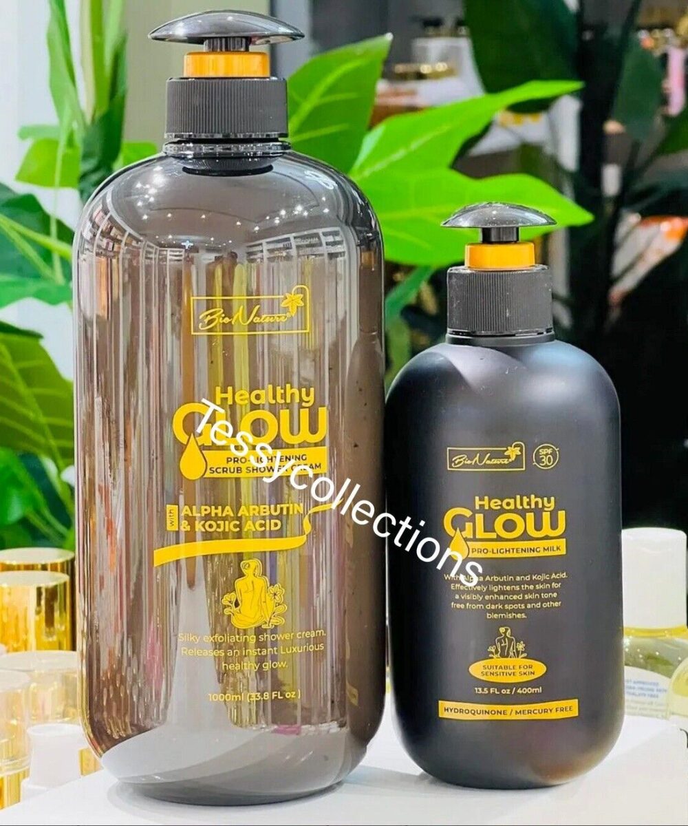 Healthy Glow Ultra With Alpha Arbutin + Kojic Lotion &Exfoliating Gel