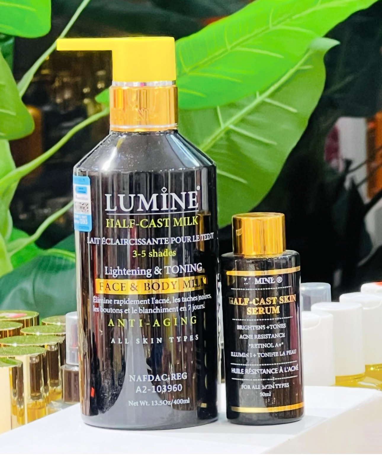 LUMINE FACE & BODY LOTION And SERUM 2 In 1 Set