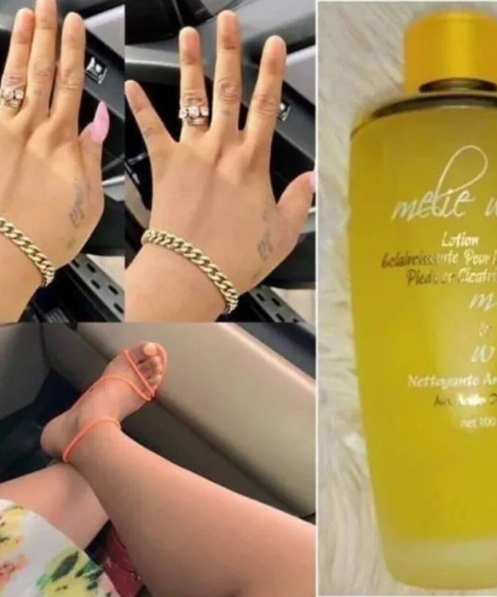 Melie White Ecclaircissant anti stains cleanser for hands, feet, toes 100mlx 1