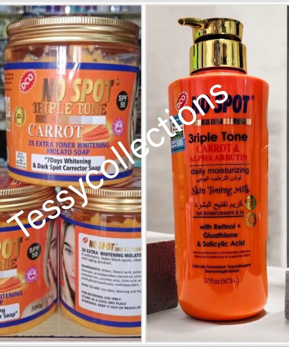 No Spot Lotion, And Molato Soap 2 In 1 Set