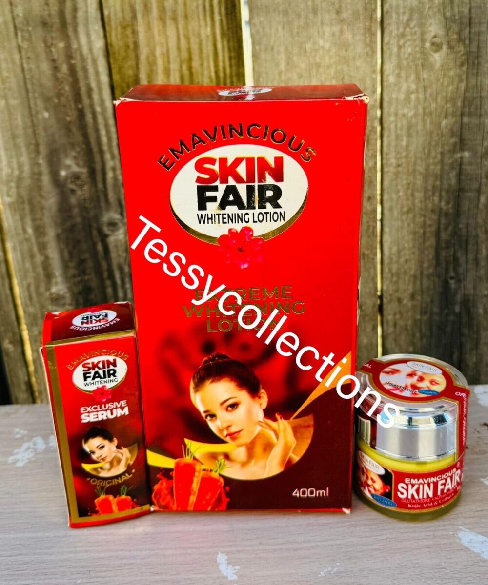 Skin fair lotion, oil, face cream 3 In 1